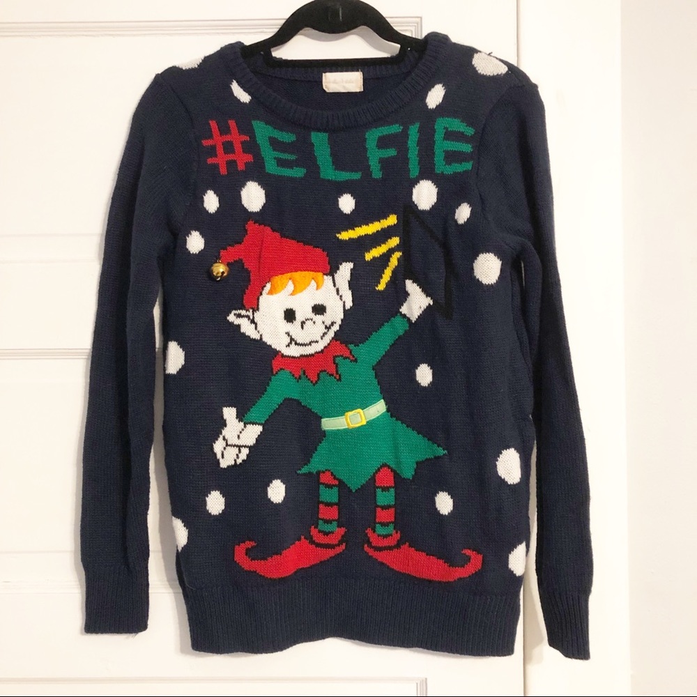 Altar’d State #elfie Ugly Christmas Sweater - S